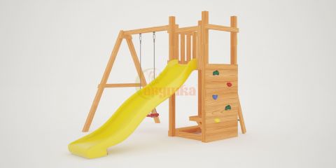 Детская площадка Савушка Мастер 6 с качелями