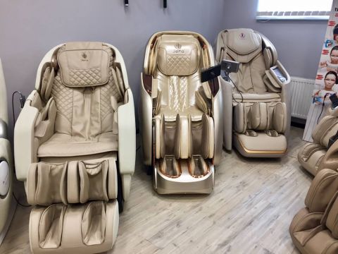 Массажное кресло Jera Orto White+Beige