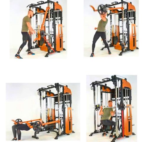 Многофункциональный тренажер с машиной Смита Insight Fitness TS114