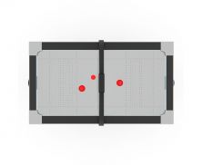 Игровой стол - аэрохоккей DFC MILAN II 7ft