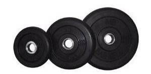 Диск обрезиненный Barbell 10 кг металлическая втулка