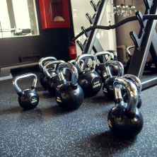 Гиря обрезиненная с хромированной ручкой PROFI-FIT 10 кг